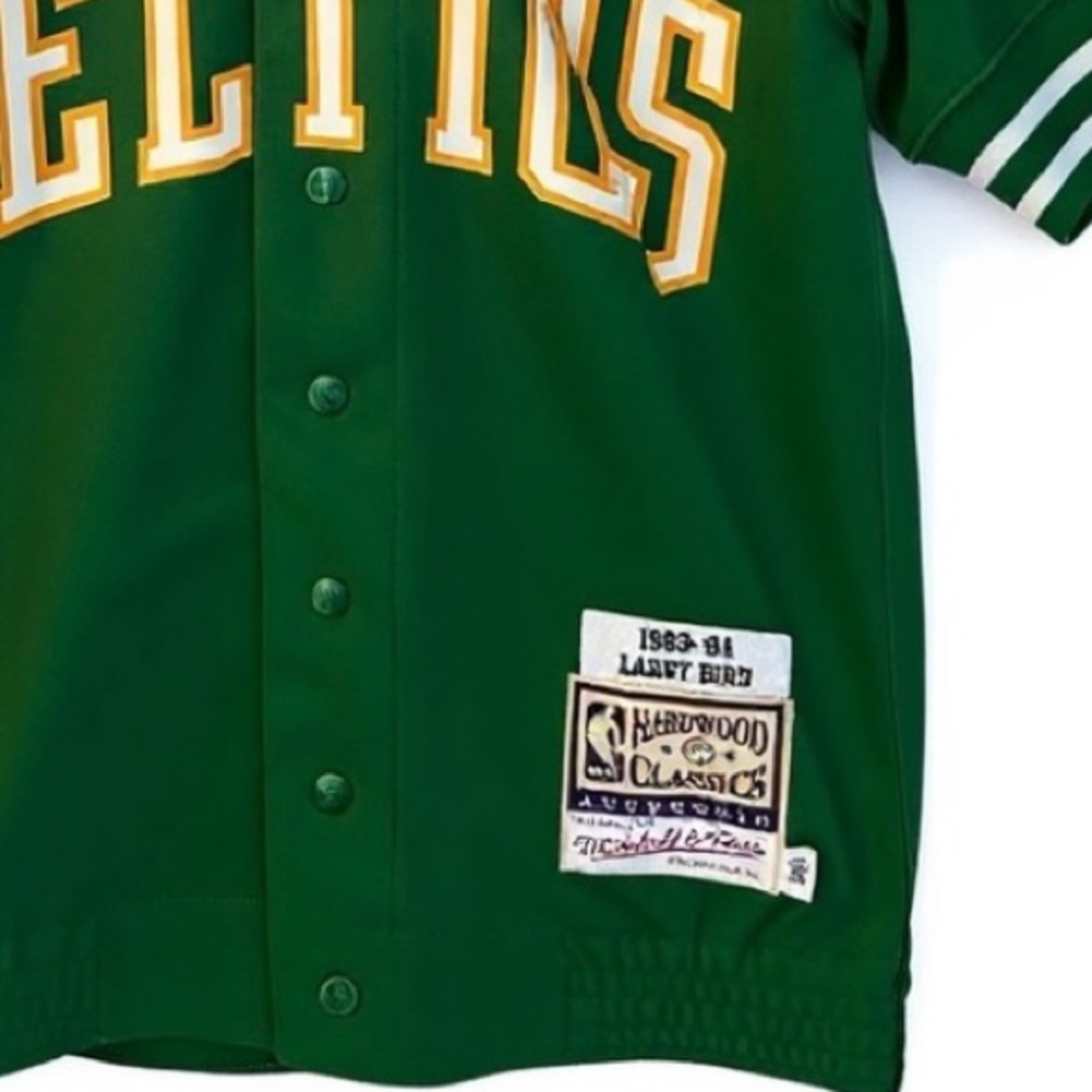 Mitchell & Ness Authentic Hardwood Class Larry Bird Practice Jersey (83-84) - Picture 3 of 5